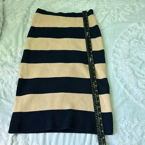 J.Crew Sweater midi length pencil skirt in rugby stripe - Picture 6 of 7